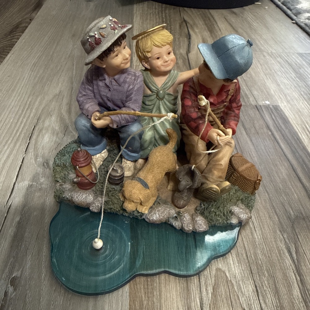 Demdaco Prayers & Promises Friends Forever Figurine by Bill Stross 2002